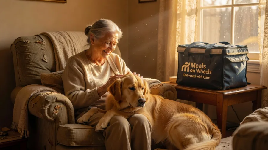Meals on Wheels and Pet Food Assistance: How Seniors Can Get Help Feeding Their Furry Companions Too